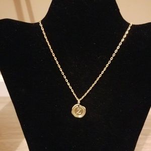 Miranda's Paparazzi Style Jewelry - Gold Necklace with Initial Z char. Miranda's Paparazzi Style Jewelry - Gold Necklace with Initial Z char.